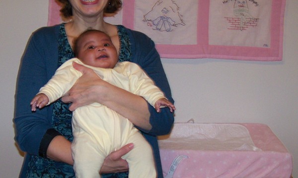 A mother and her daughter, after making the decision to explore adoption